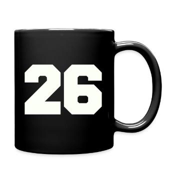 26 - Mug uni - noir - Droite