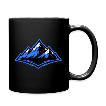 Mountains Symbol Alps - Full Colour Mug - black - Right
