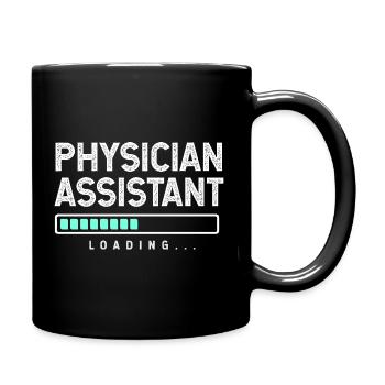 Arzthelferin Physician Assistant Pflege MFA PA - Tasse einfarbig - Schwarz - Rechts