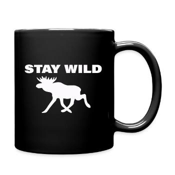 stay wild - Full Colour Mug - black - Right
