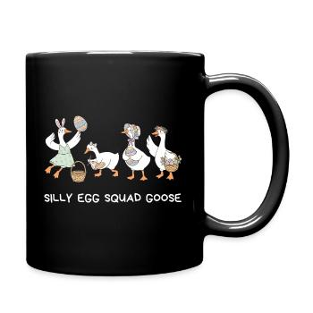 Silly Egg Squad Goose Easter - Full Colour Mug - black - Right