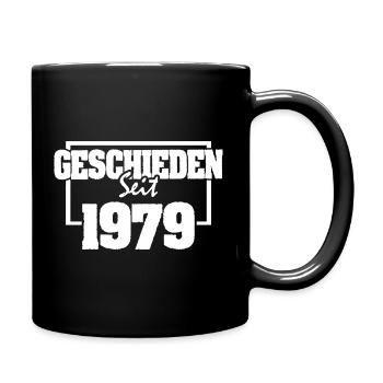 Sprueche 1979 - Tasse einfarbig - Schwarz - Rechts