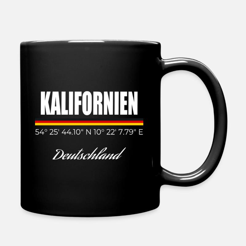 Kalifornien - Tasse einfarbig - Schwarz