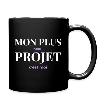 Mon Plus Beau Projet — C'est Moi - Mug uni - noir - Droite