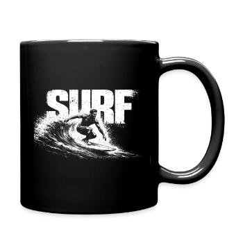 Cadeau de surf Surf Surf Surf de plage surfant de surf - Mug uni - noir - Droite