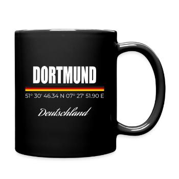 Dortmund - Mug uni - noir - Droite