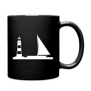 Sail - Full Colour Mug - black - Right