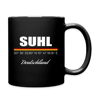 Suhl - Tasse einfarbig - Schwarz - Rechts