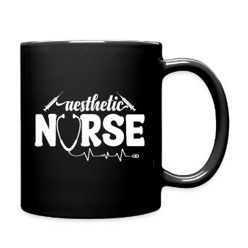  Aesthetic Nurse Med Spa Dermatology Botox - Full Colour Mug - black - Right