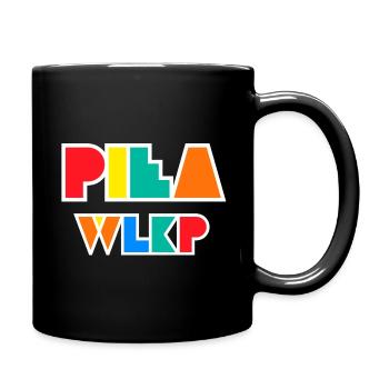 Saw Wlkp. Geometrisches Logo - Tasse einfarbig - Schwarz - Rechts