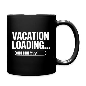 Vacation Loading... - Full Colour Mug - black - Right