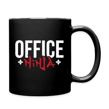 Office Ninja - Full Colour Mug - black - Right