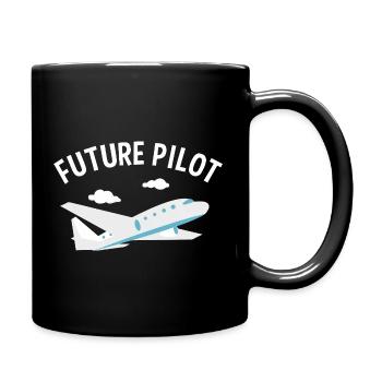 Future Pilot Tee - Full Colour Mug - black - Right