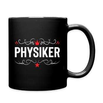 Physiker Beruf - Tasse einfarbig - Schwarz - Rechts