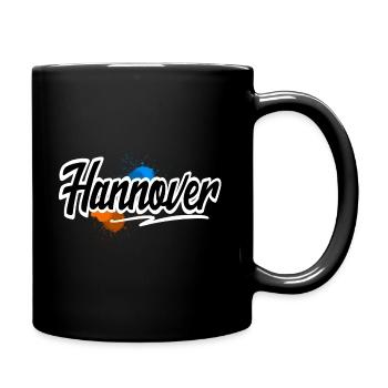 Hannover - Tasse einfarbig - Schwarz - Rechts