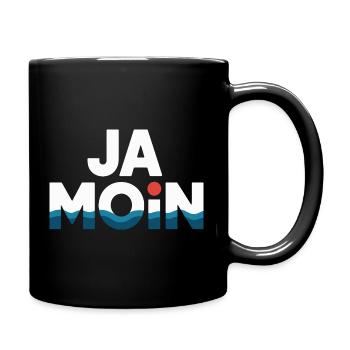 Ja Moin Norddeutschland Hamburg Gamer Meme Moin - Full Colour Mug - black - Right