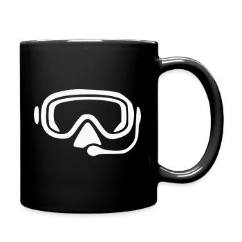 Diving Goggles Diving Diver Gift - Full Colour Mug - black - Right