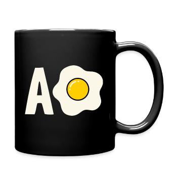 A Mexican Hispanic slang from Huevo, Ca - Full Colour Mug - black - Right