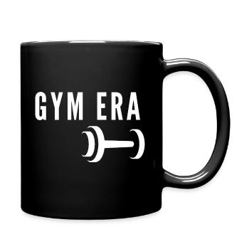 Fitness-Motivation für Kurzhantel-Gewichtheben im Fitnessstudio - Tasse einfarbig - Schwarz - Rechts
