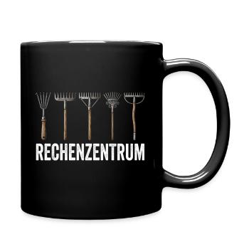 Leiter vom Rechenzentrum Gartenoutfit Gartenarbeit - Tasse einfarbig - Schwarz - Rechts