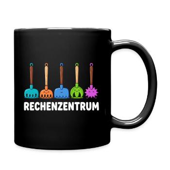 Programmierer Rechenzentrum - Tasse einfarbig - Schwarz - Rechts