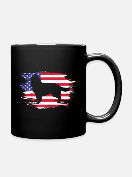 Springer Spaniel - Tasse einfarbig - Schwarz