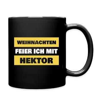 Geschenk für Hektor - Tasse einfarbig - Schwarz - Rechts
