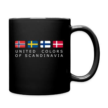 UNITED COLORS OF SCANDINAVIA white-lettered - Tasse einfarbig - Schwarz - Rechts
