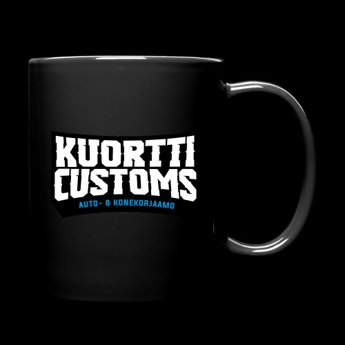 kuortti_customs_logo_main - Yksivärinen muki