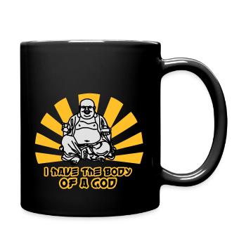 i have the body of a god - Mug uni - noir - Droite