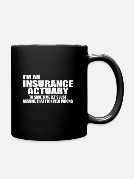 Insurance Actuary - Mug uni - noir