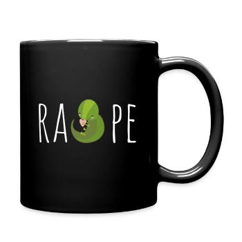 Raupe Kinder Geschenk Geburtstag Pyjama Schlafen - Tasse einfarbig - Schwarz - Rechts