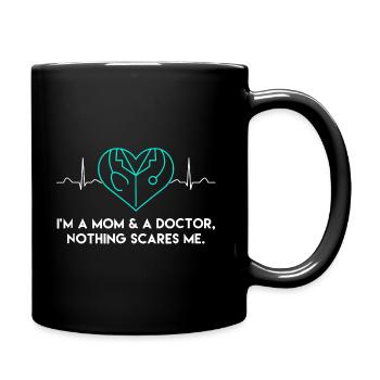 I'm A Mom And A Doctor Shirt - Full Colour Mug - black - Right
