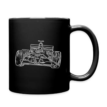 race car - Full Colour Mug - black - Right