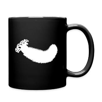 Seegurke Meer tauchen Meerestiere Geschenk - Tasse einfarbig - Schwarz - Rechts
