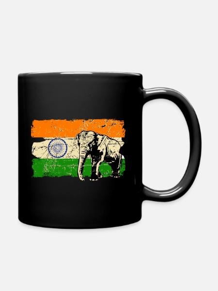 Mahout - Vintage Look - Mug uni - noir
