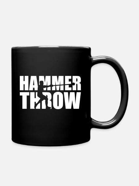 Hammerwurf - Tasse einfarbig - Schwarz