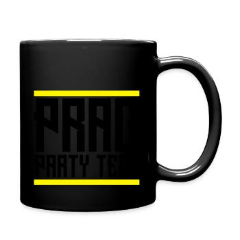 prag team party - Tasse einfarbig - Schwarz - Rechts