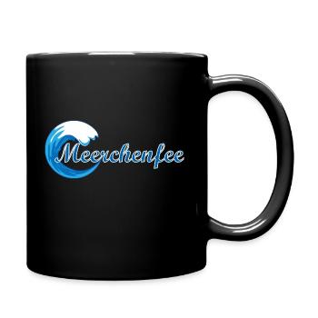 Meerchenfee Meer Maritim - Tasse einfarbig - Schwarz - Rechts