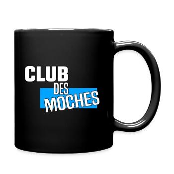 Cadeau humour Club des moches - Mug uni - noir - Droite