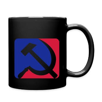 Communisme bleu rouge - Mug uni - noir - Droite
