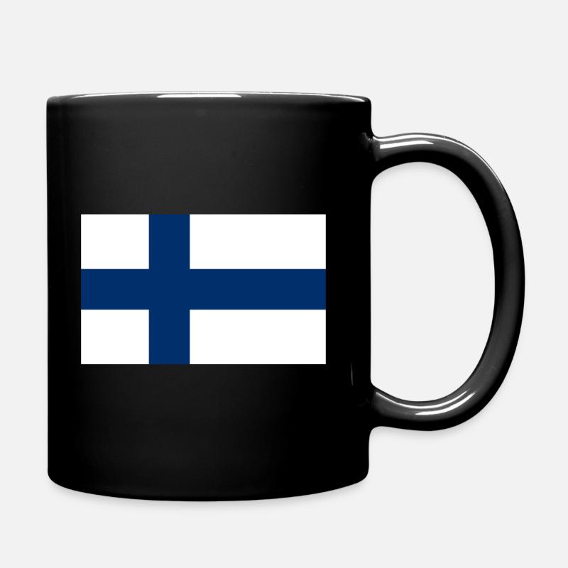 Drapeau national de la Finlande - Mug uni - noir