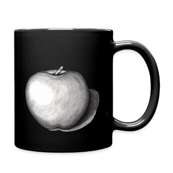 Pomme Pomme Pomme pomme la pomme shirt cadeau art - Mug uni - noir - Droite
