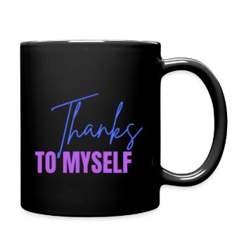 Citation - Mug uni - noir - Droite