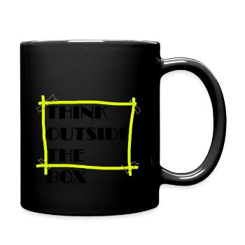 Be different - Full Colour Mug - black - Right