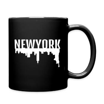 New York - Full Colour Mug - black - Right