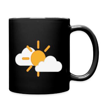 Cloud - Tasse einfarbig - Schwarz - Rechts
