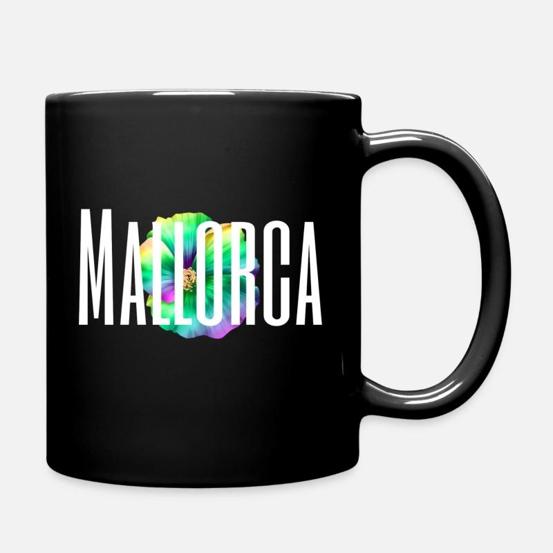 Majorca - Full Colour Mug - black