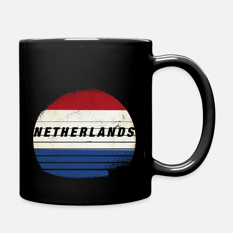 Holland , Netherland - Full Colour Mug - black