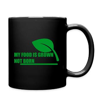 My Food Is Grown, Not Born 2 - Mug uni - noir - Droite